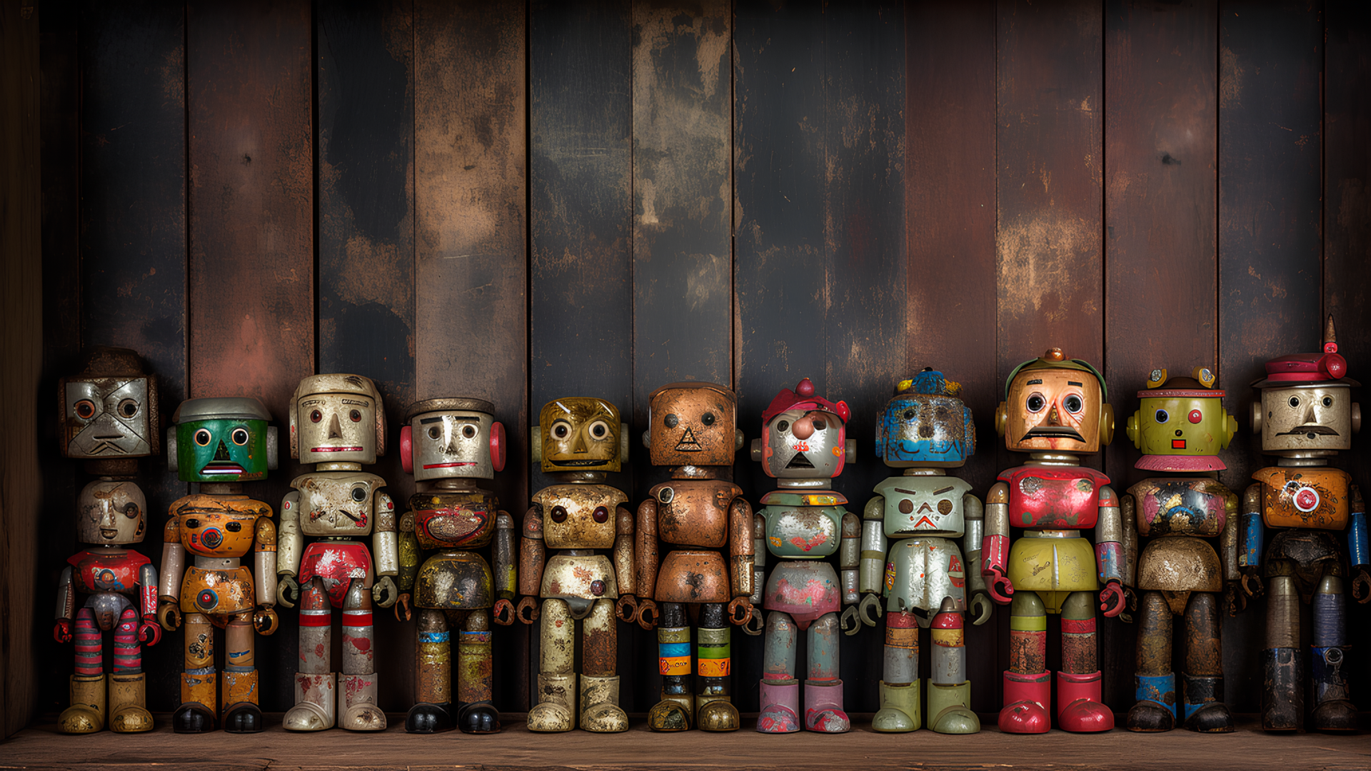 A collection of boxes with various names on them all